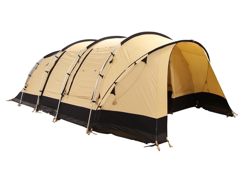 Obelink Manitoba 6 tunneltent - Ruime gezinstent, Caravans en Kamperen, Tenten, Ophalen of Verzenden, Zo goed als nieuw, Tot en met 6