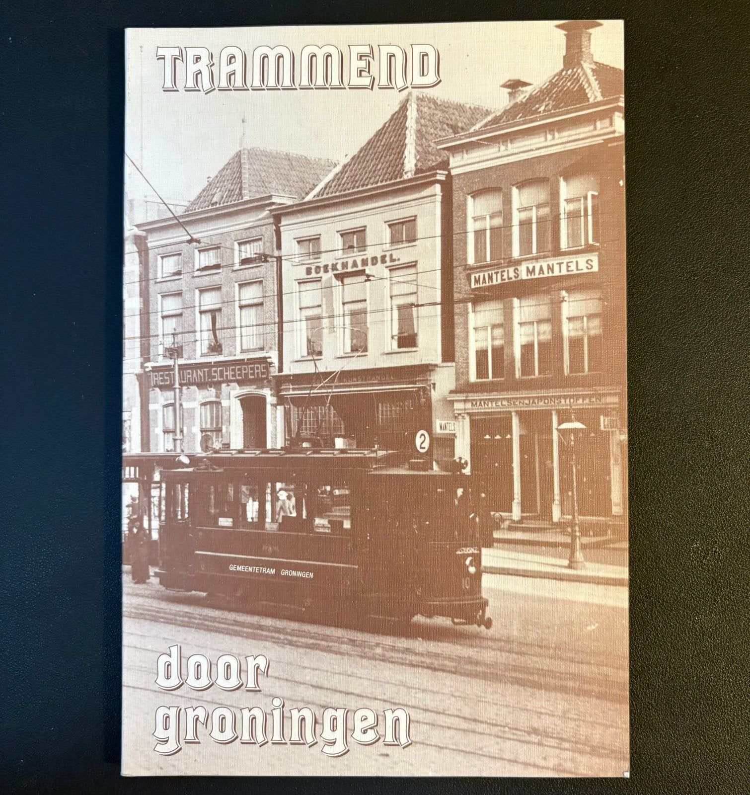 Trammend door Groningen (1982), Ophalen of Verzenden, Zo goed als nieuw, Tram, Boek of Tijdschrift
