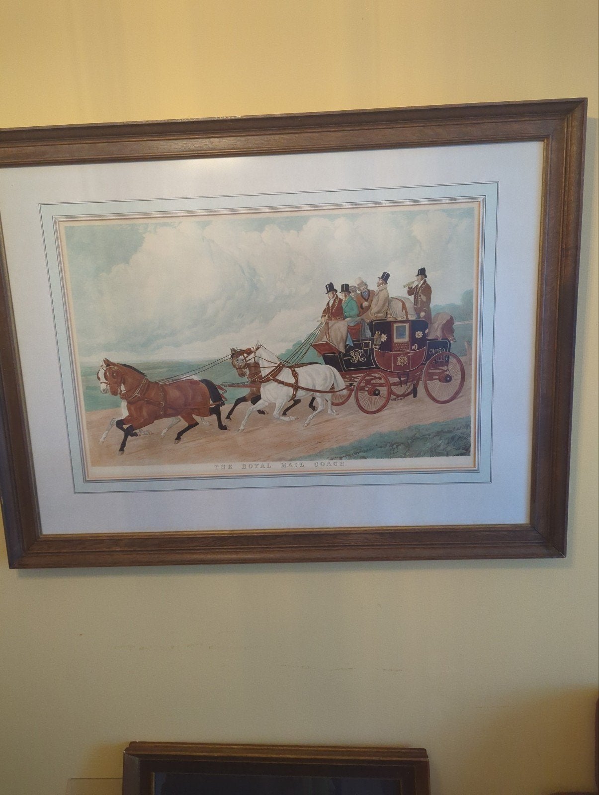 The Royal Mail coach, Ophalen