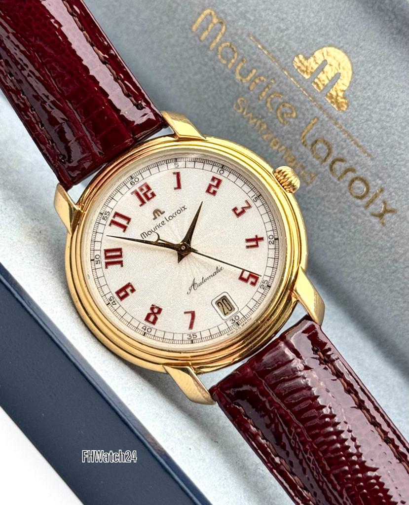 Maurice Lacroix Classic 23293 Automatic Date. Compleet 1997!, Overige merken, Polshorloge, Ophalen of Verzenden, Maurice Lacroix