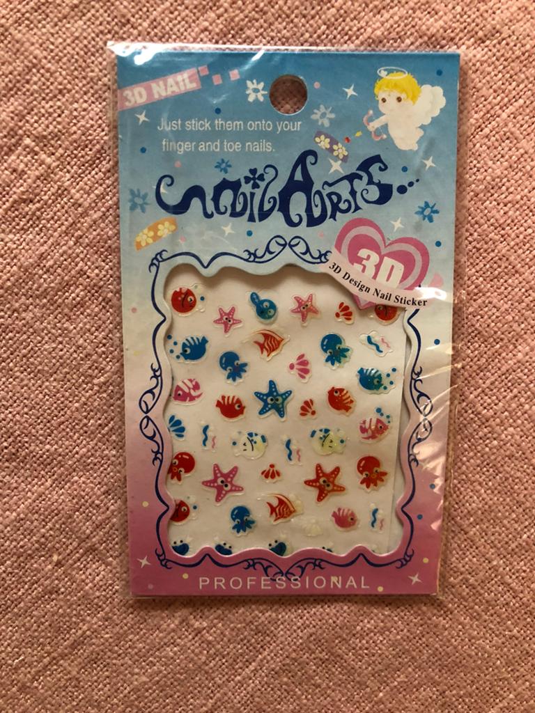 3D nail arts nagelstickers-NIEUW, Ophalen of Verzenden, Nieuw, Rood, Handen en Nagels
