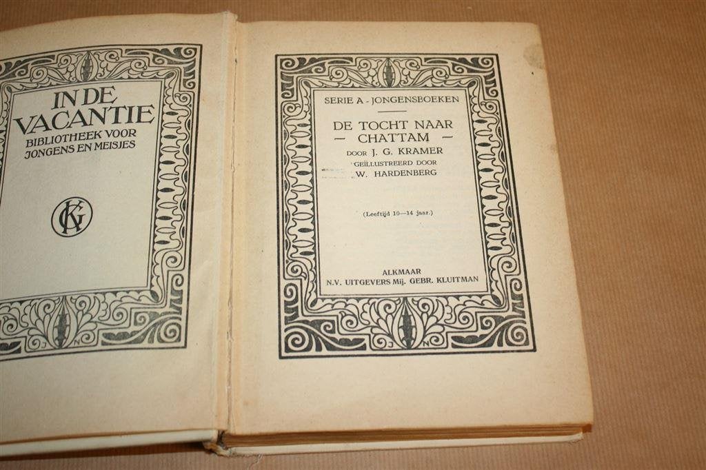 De tocht naar Chattam. Kramer. Uitg. Kluitman 1930., Boeken, Ophalen of Verzenden, Gelezen