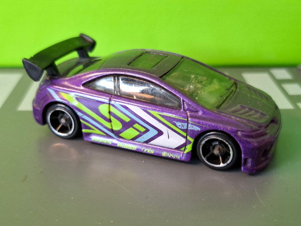 Hotwheels - 2006 Honda Civic SI [paars] 1/603, Ophalen of Verzenden, Gebruikt, Auto