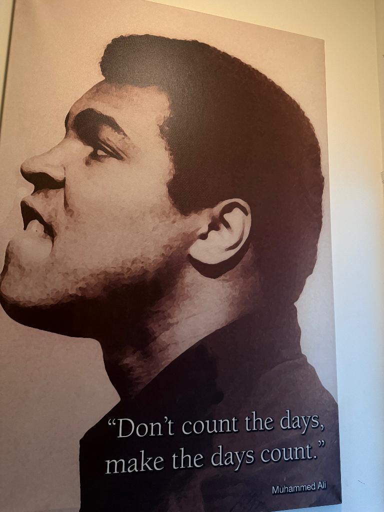 Mohammed Ali Poster, Ophalen, Oorspronkelijke maker, Zo goed als nieuw, 75 tot 100 cm