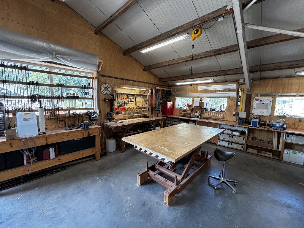 werkplaats meubelmaker te huur elek. Inbegr. Beets NH