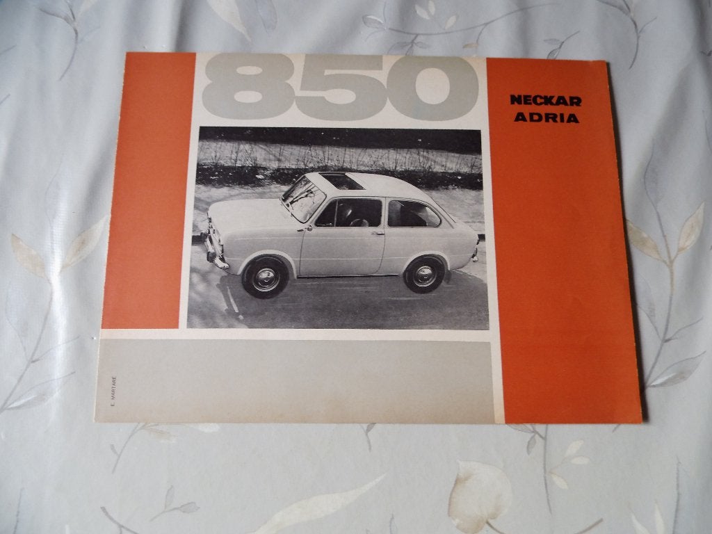 Neckar Adria 850 Fiat 1966, Verzenden, Zo goed als nieuw, Overige merken