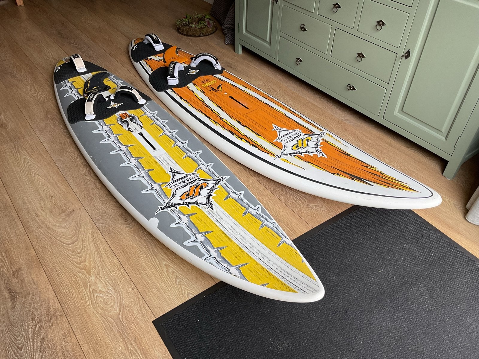 JP Freestyle Wave 78 en JP Wave 251 beide 78 liter, Ophalen, Gebruikt, Minder dan 250 cm, Met vin(nen)