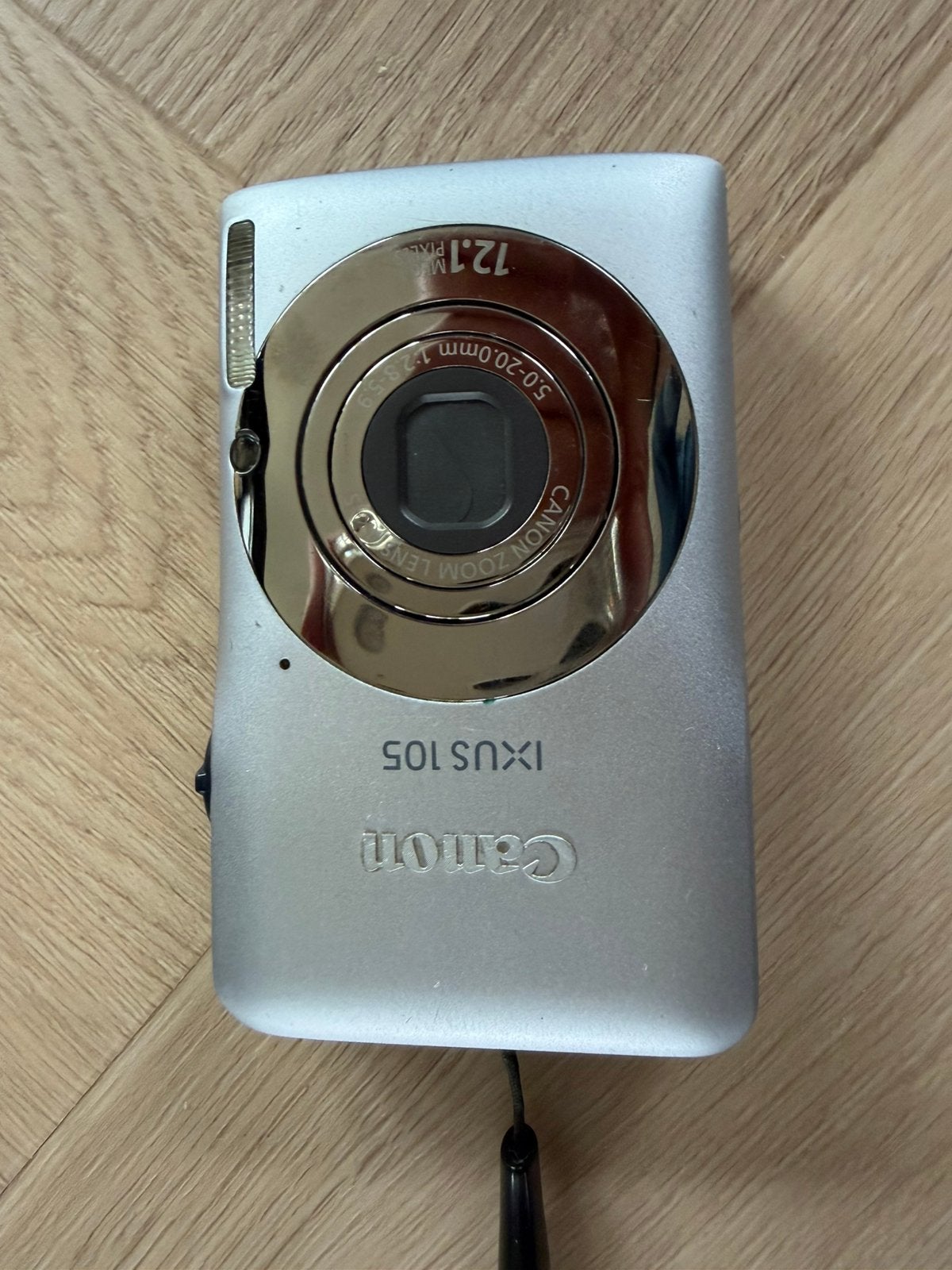 Canon Ixus 105 met draaghoesje/lader/aansluitkabel/kaartje, Canon, 12 megapixels, Geheugenkaart, Ophalen of Verzenden