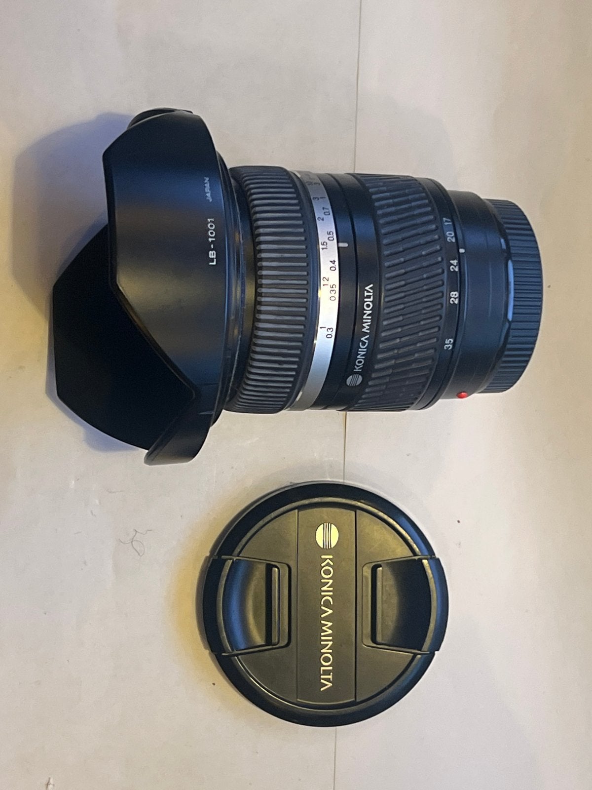 Sony A / Konica Minolta AF Zoom 17-35mm f/2.8-4 D lens, Ophalen, Gebruikt, Autofocus, Groothoeklens