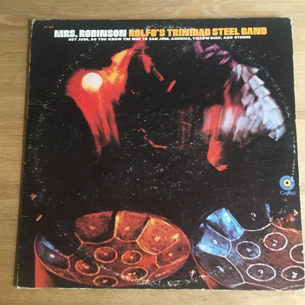 Rolfos Trinidad Steel Band - Mrs Robinson LP, Ophalen, Gebruikt, 12 inch