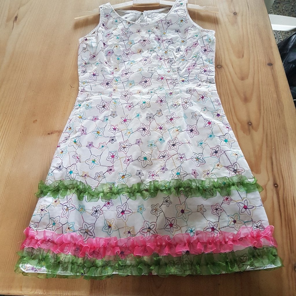Geborduurde jurkje, maat 34, Kleding | Dames, Ophalen of Verzenden, Nieuw, Maat 34 (XS) of kleiner, Boven de knie
