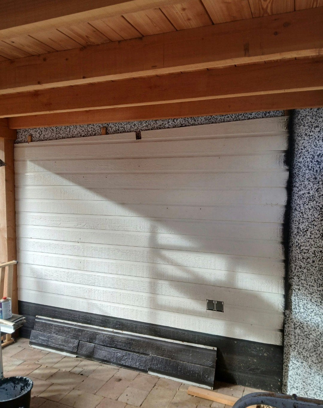 Rabatdelen hout met kunststoflaag, Ophalen of Verzenden, Overige houtsoorten, 50 mm of meer, Plank