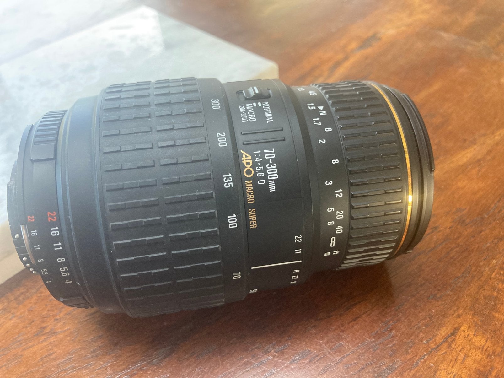Nikon - Sigma 70-300mm 1:4-5.6 D APO Macro Super, Ophalen of Verzenden, Zo goed als nieuw, Telelens