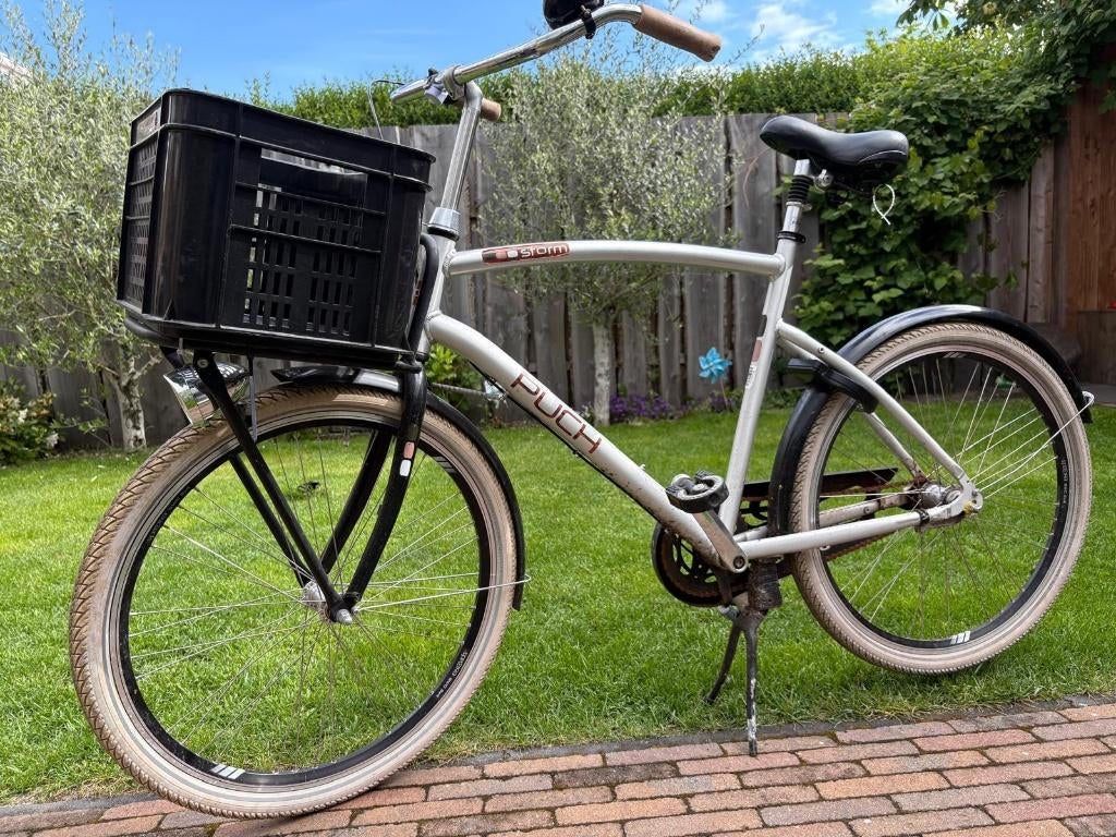 Toffe herenfiets Puch te koop, Fietsen en Brommers, Fietsen | Heren | Herenfietsen, Terugtraprem, Gebruikt, 53 tot 57 cm, Ophalen
