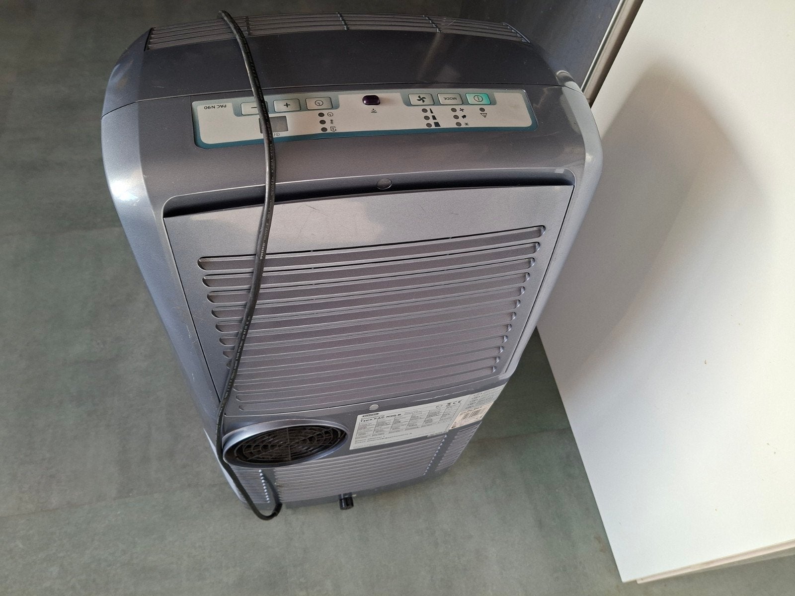 Delonghi Pinguino PAC N90.B Mobiele Airco - Energieklasse A, Ophalen, Gebruikt, Minder dan 60 m³, 3 snelheden of meer