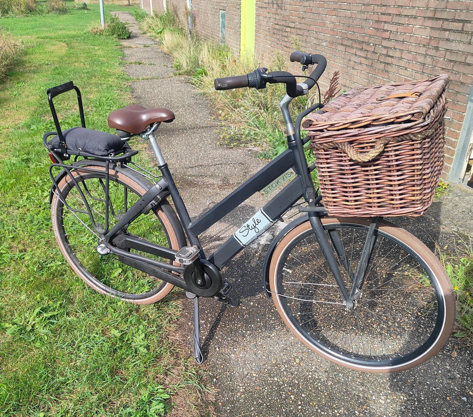 Stokvis Style Damesfiets, Terugtraprem, Gebruikt, Versnellingen, Ophalen