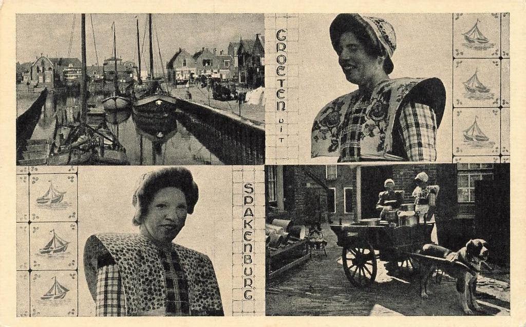Groeten uit Spakenburg, Ophalen of Verzenden, 1940 tot 1960, Ongelopen, Utrecht