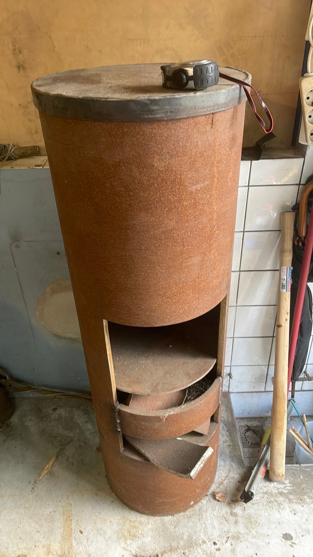 Terrashaard project, Ophalen, Zo goed als nieuw, Hout, Houtkachel