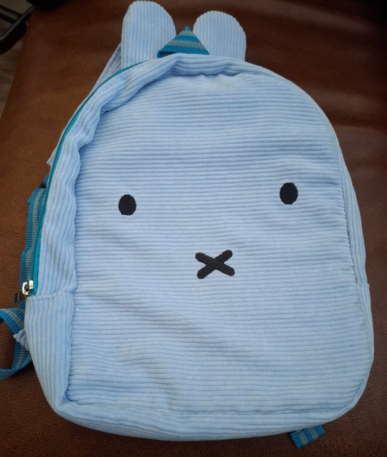 Nijntje rugzakje ribstof blauw, Gebruikt, Minder dan 30 cm, Minder dan 25 cm, Ophalen