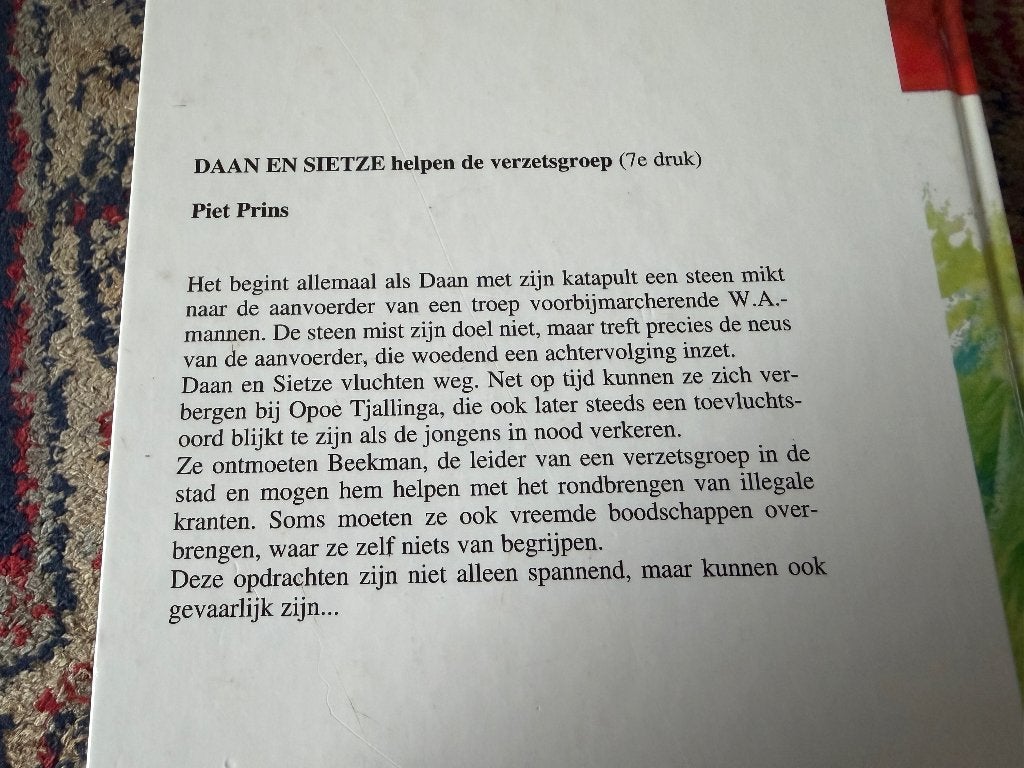 Piet Prins. 3 x Daan en Sietze De complete serie., Boeken, Tweede Wereldoorlog, Ophalen of Verzenden, Zo goed als nieuw, Overige onderwerpen