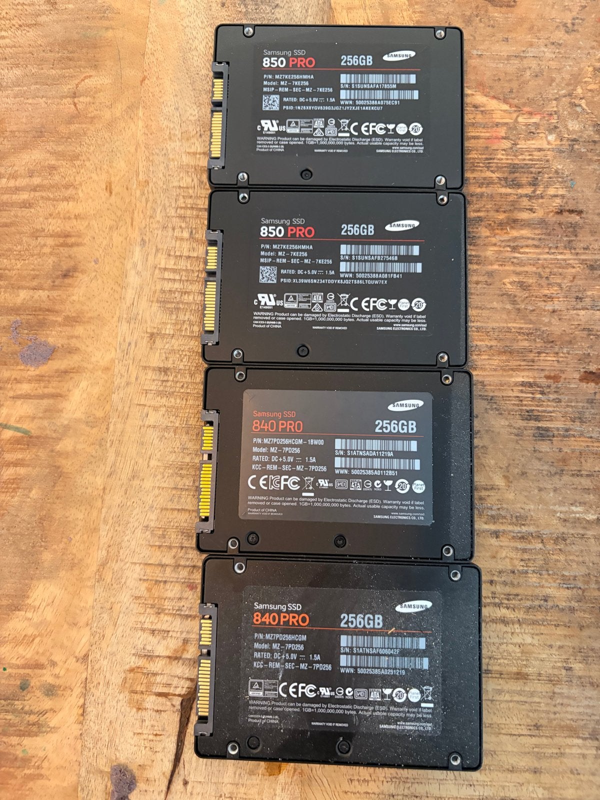 Samsung SSD 850/840 PRO 256GB - Snelle opslag voor uw PC, Computers en Software, Intern, Gebruikt, Server, Ophalen of Verzenden