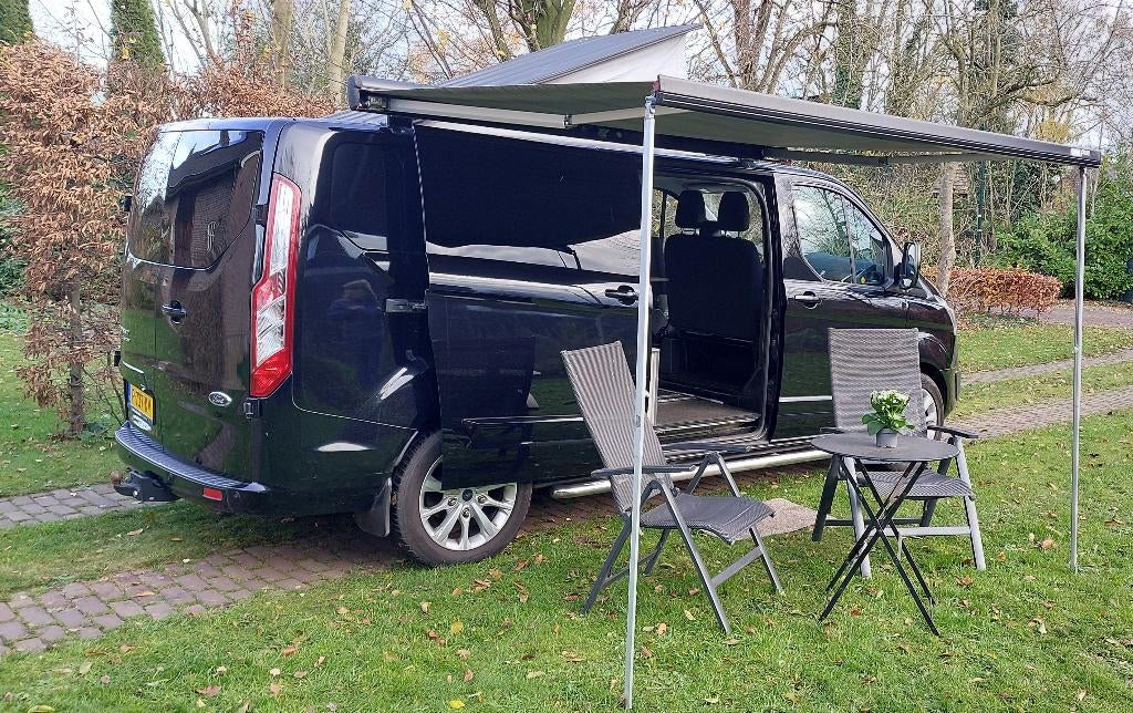 Ford transit 2016 Zwart (camper), Auto's, Voorwielaandrijving, Stof, 1995 cc, Zwart