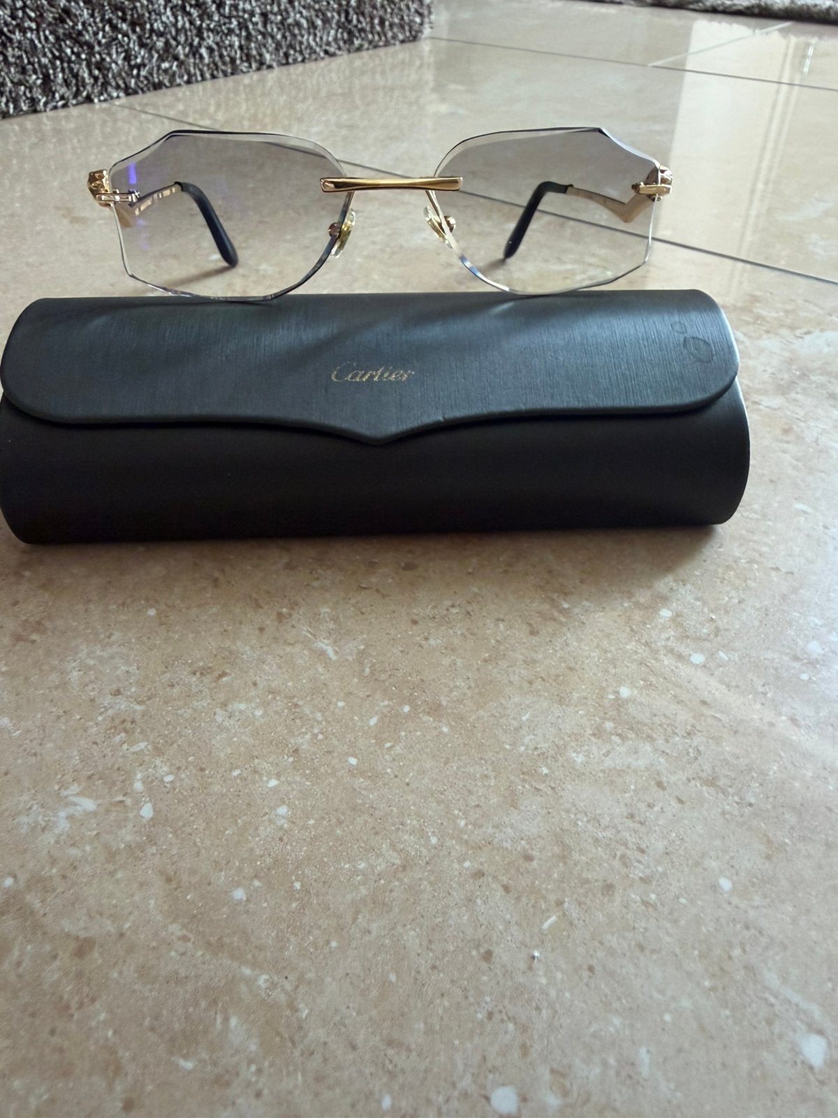 Cartier bril full daimond cut, Ophalen of Verzenden, Zo goed als nieuw, Bril, Overige merken