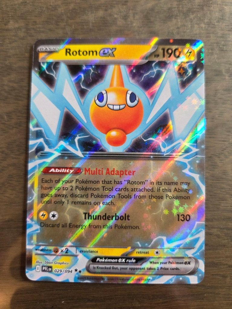 Rotom EX 029 Phantasmal flames Pokemonkaart, Ophalen of Verzenden, Nieuw, Losse kaart, Foil