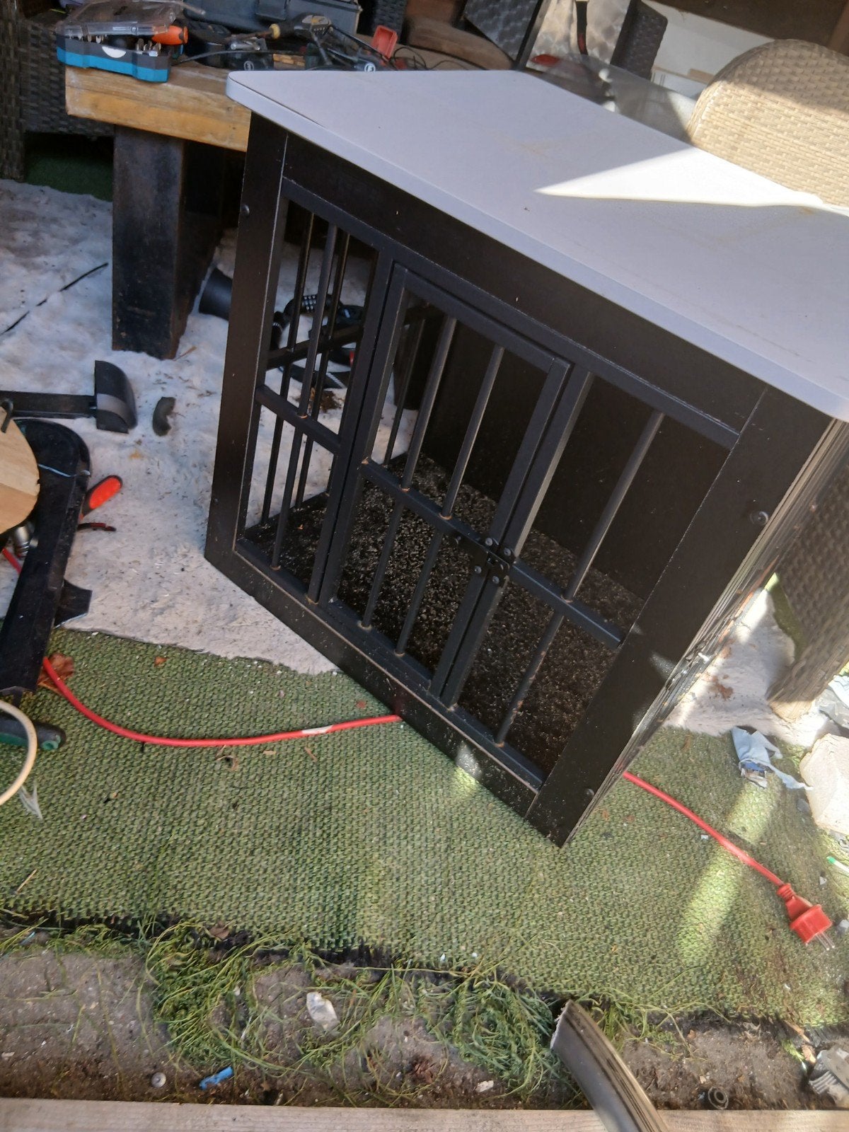 hondenbenche, Ophalen, Zo goed als nieuw