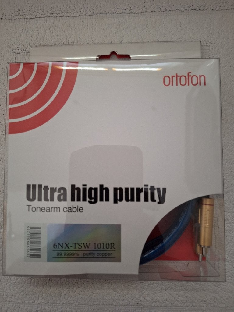 Ortofon 6NX-TSW-1010 Tonearm cable RCA-RCA Nieuw, Ophalen of Verzenden, Nieuw, Platenspeler-onderdeel, Overige merken