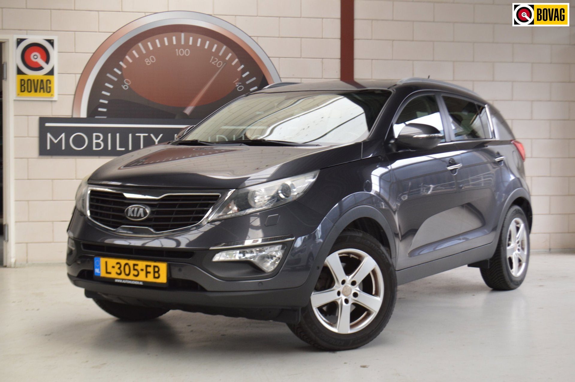 Kia Sportage 2.0 Super Pack, CARPLAY, Trekhaak, All-season,, Gebruikt, Zwart, 4 cilinders, 163 pk
