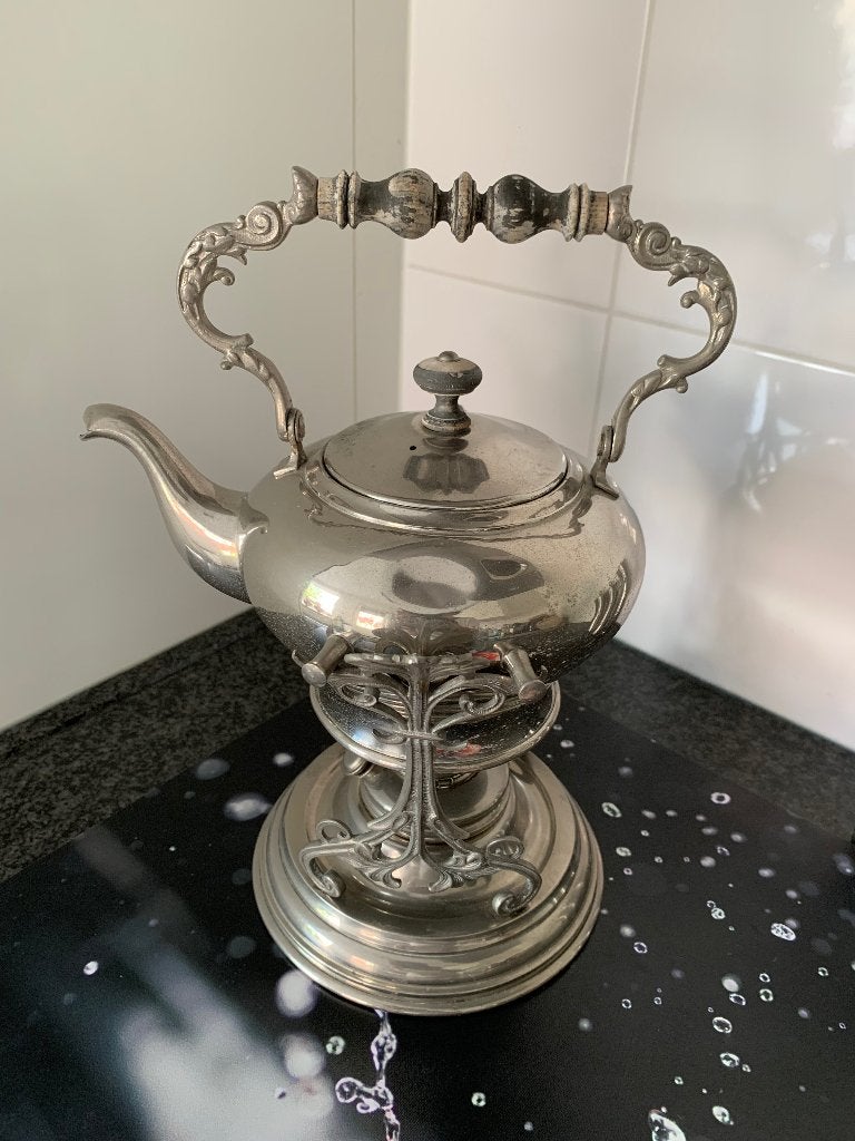 Biedermeier, jugendstil, oude theepot 1890/1920, Ophalen