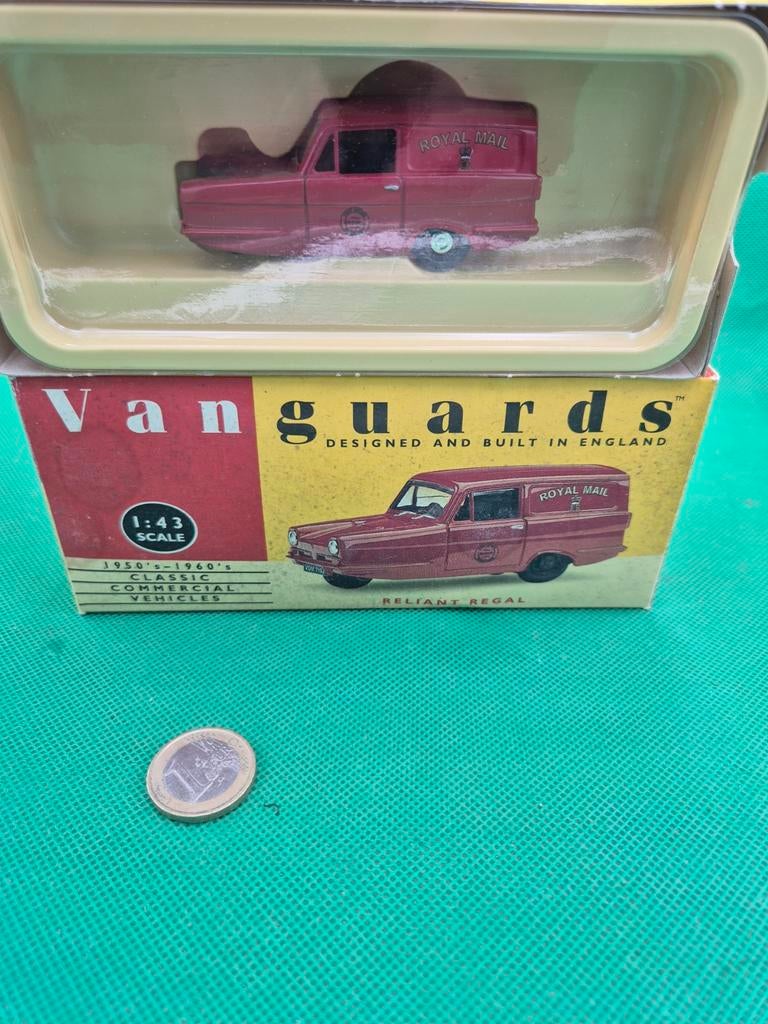 240 Reliant Regal 1/43 vangaurds, Ophalen of Verzenden, Zo goed als nieuw, Auto