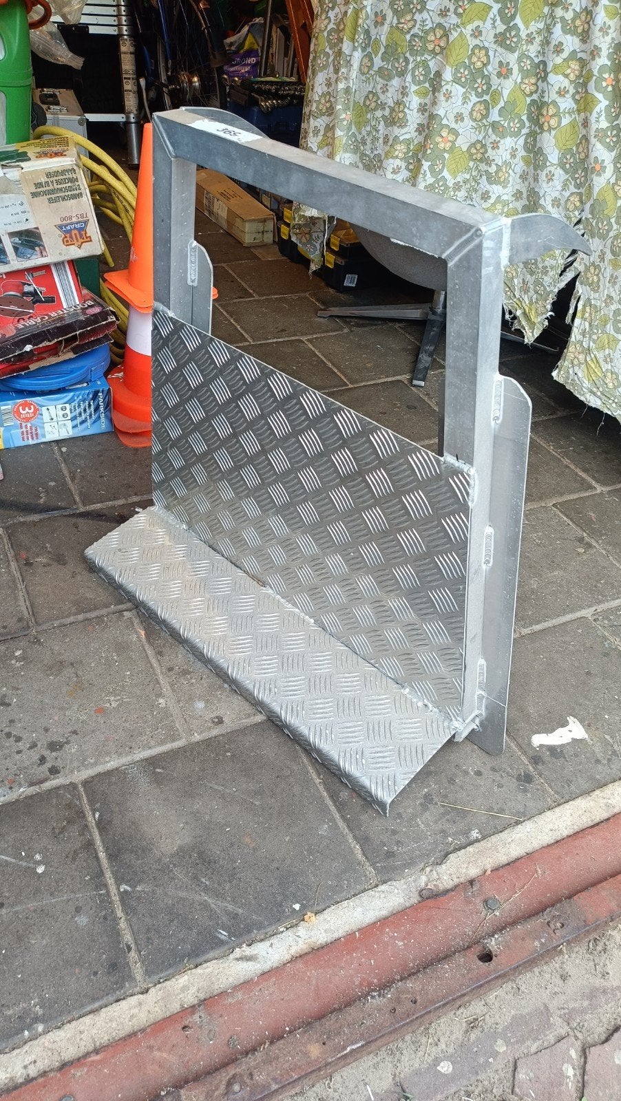 Aluminium hulpstuk voor op het dak rietdekkers, Ophalen of Verzenden, Gebruikt
