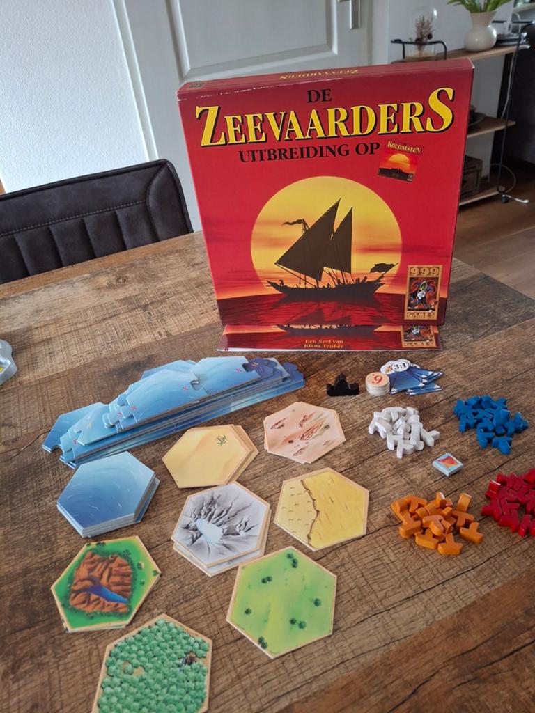 Zeevaarders uitbreiding op de kolonisten, Hobby en Vrije tijd, Gezelschapsspellen | Bordspellen, Ophalen of Verzenden, Zo goed als nieuw