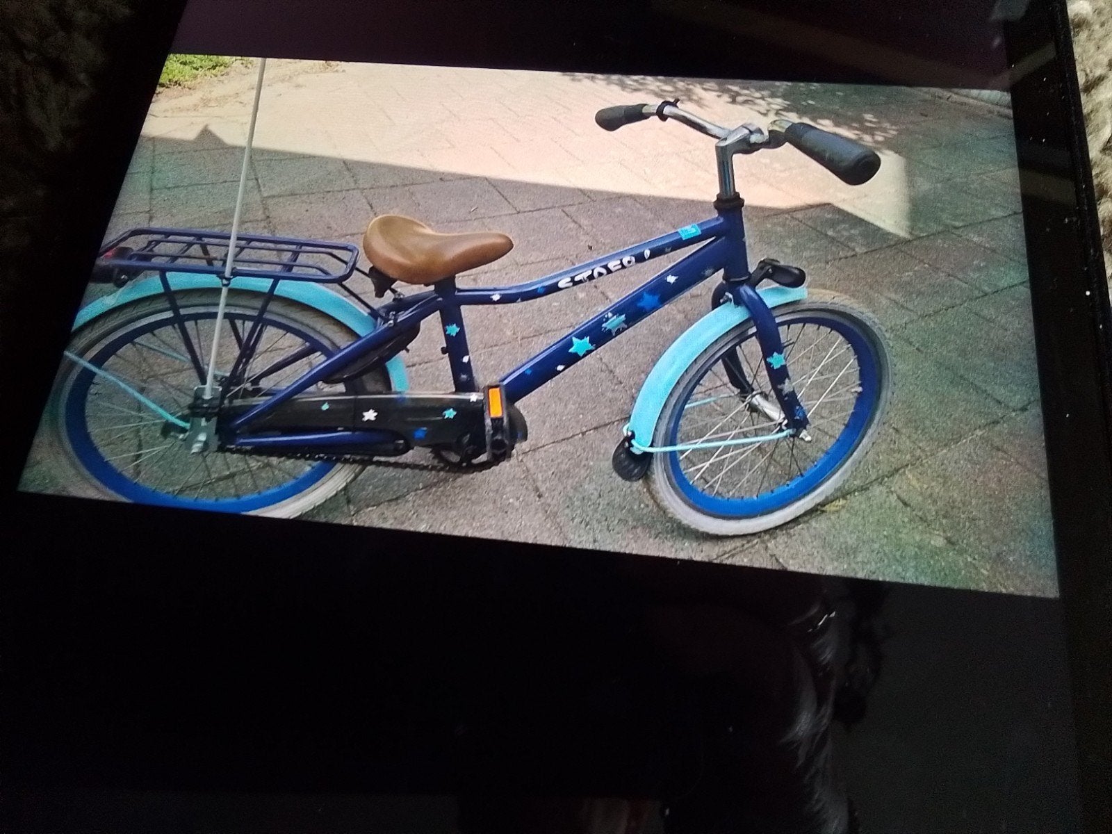 Jongens fiets izgs ., Fietsen en Brommers, Ophalen, Terugtraprem, Zo goed als nieuw, 20 inch