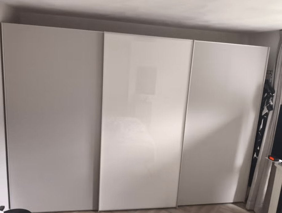 Luxe grote kledingkast schuifdeuren – nieuwprijs €2100, Ophalen, 200 cm of meer, Zo goed als nieuw, 200 cm of meer