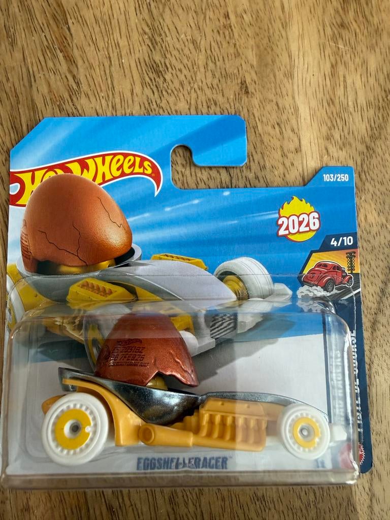 Hot Wheels Eggshelleracer 2026 - Nieuw in verpakking, Ophalen of Verzenden, Zo goed als nieuw