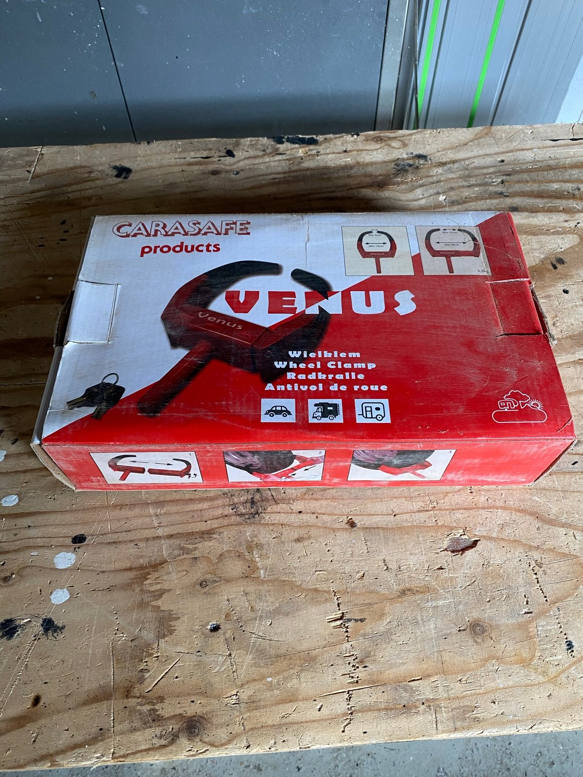 Carasafe Venus Wielklem - Radkralle - Antivol de roue, Ophalen, Gebruikt