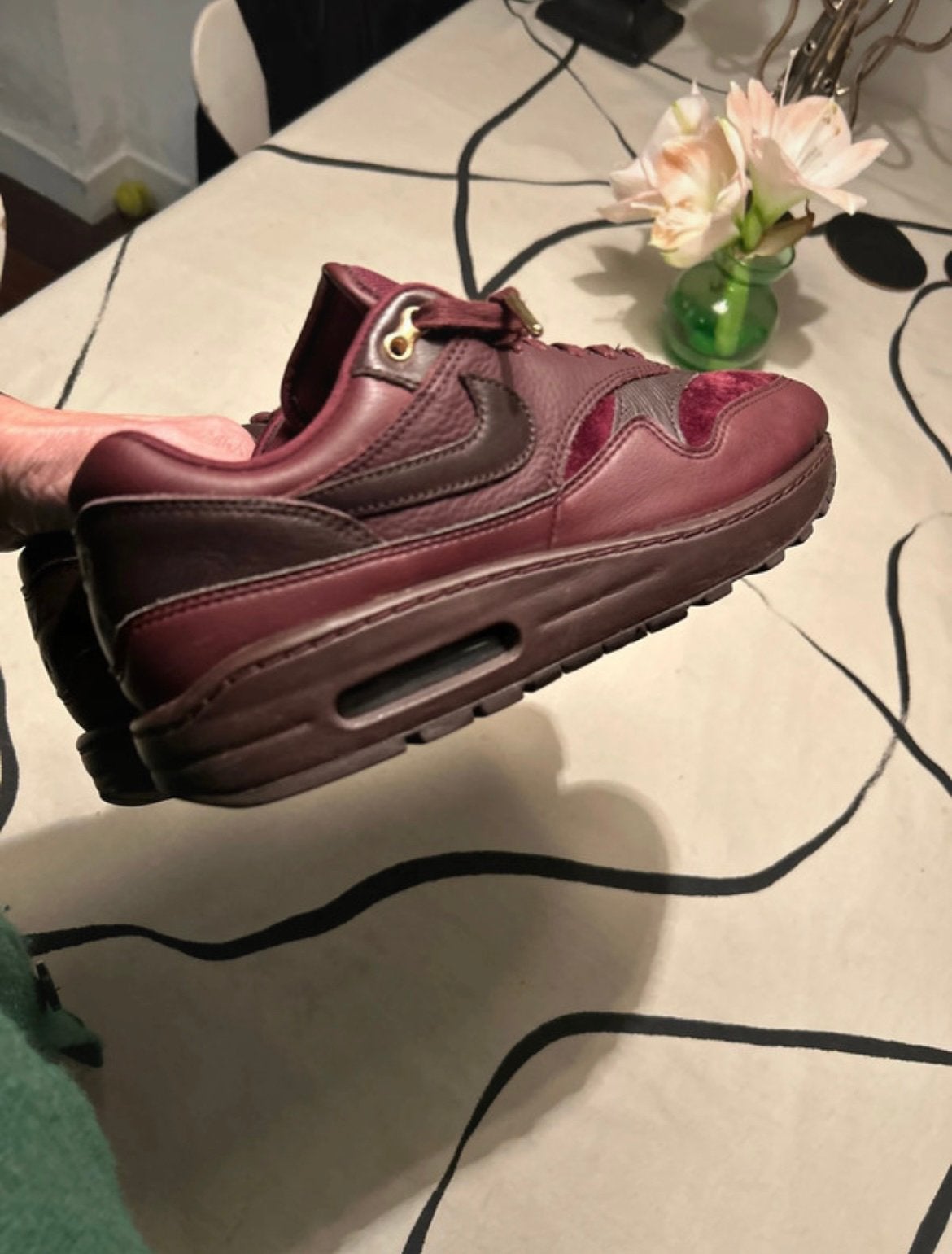Burgundy Nike air max 40, Overige kleuren, Ophalen of Verzenden, Sneakers of Gympen, Zo goed als nieuw