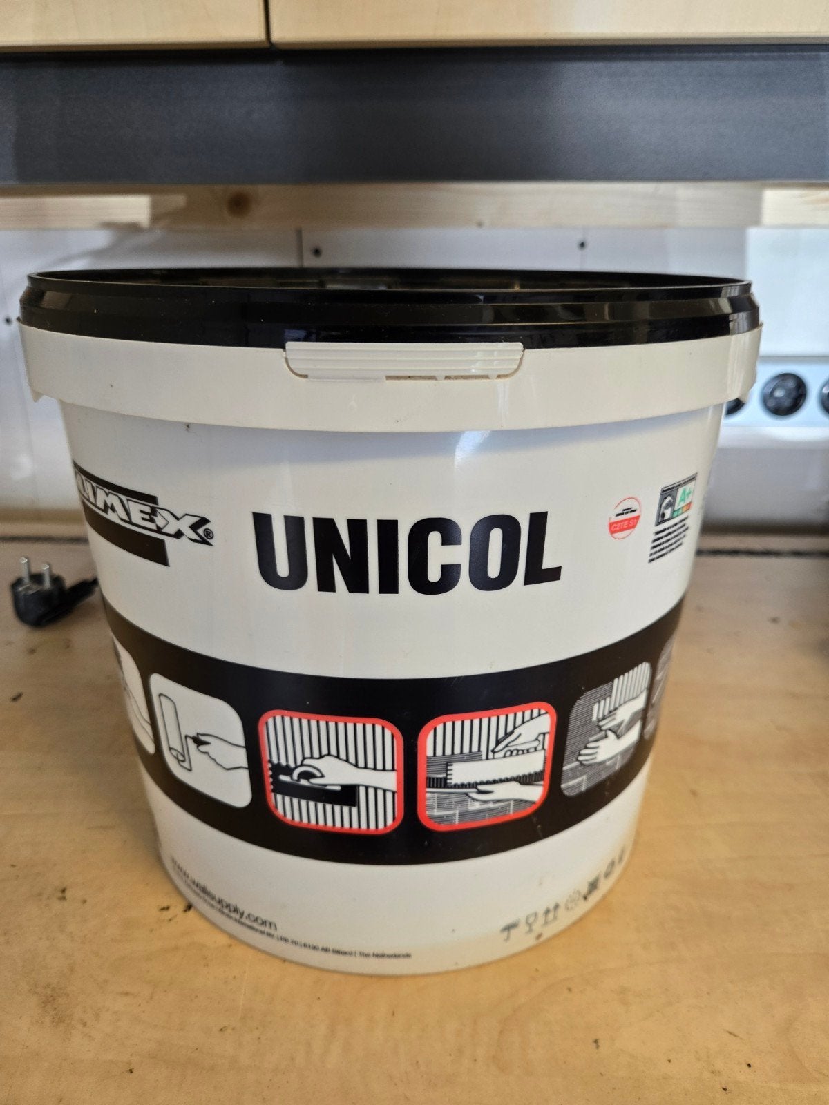 Klimex Unicol Flexibele Tegellijm - 15kg, Overige materialen, Overige typen, Nieuw, 5 tot 10 m²