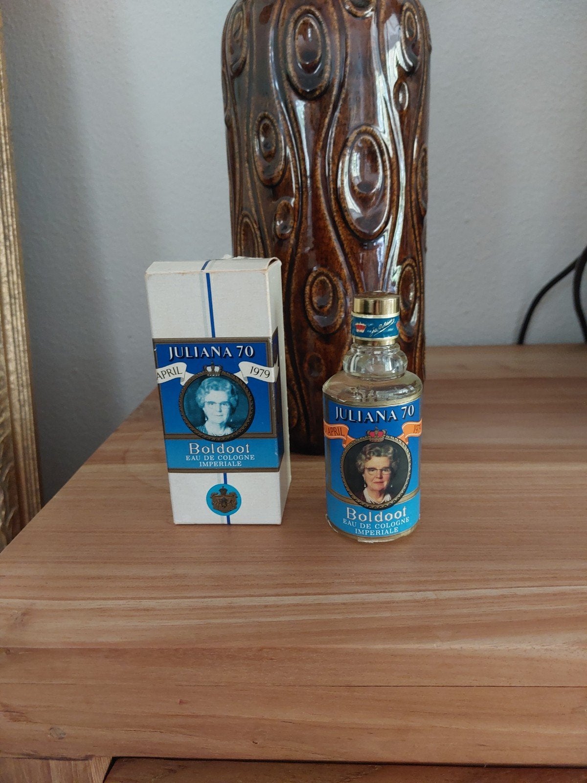 Boldoot Juliana 70 Eau de Cologne Imperiale 1979, Ophalen of Verzenden, Zo goed als nieuw