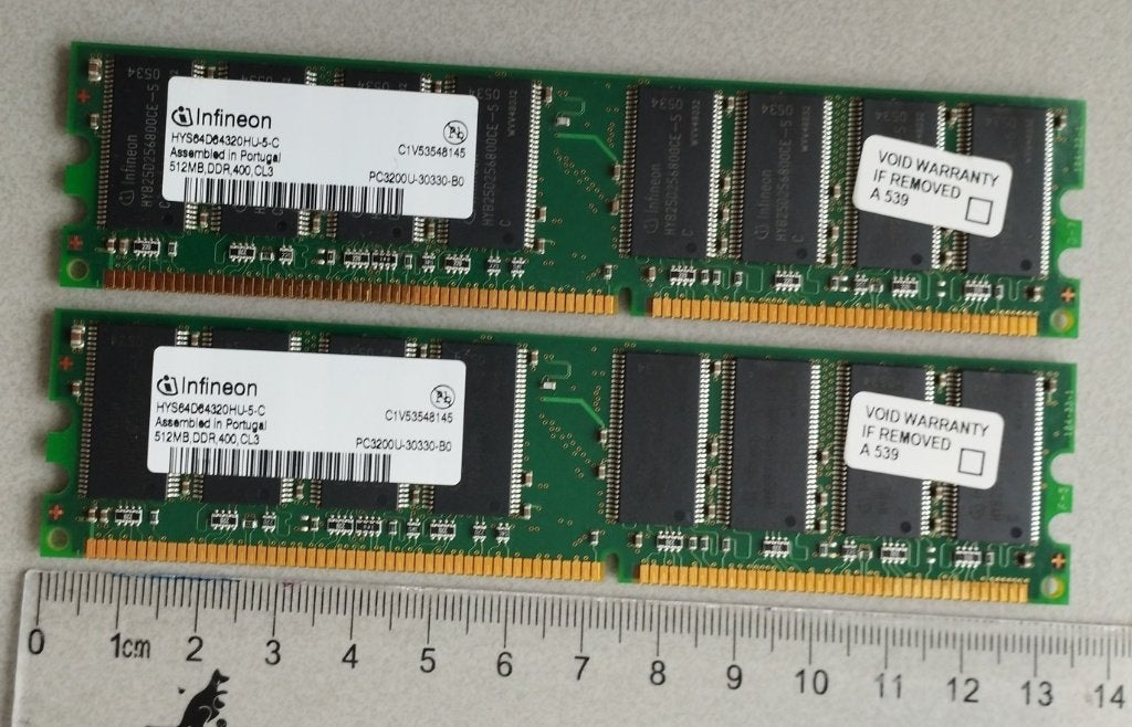 DDR RAM-geheugenmodules, Ophalen, DDR, Desktop, Gebruikt