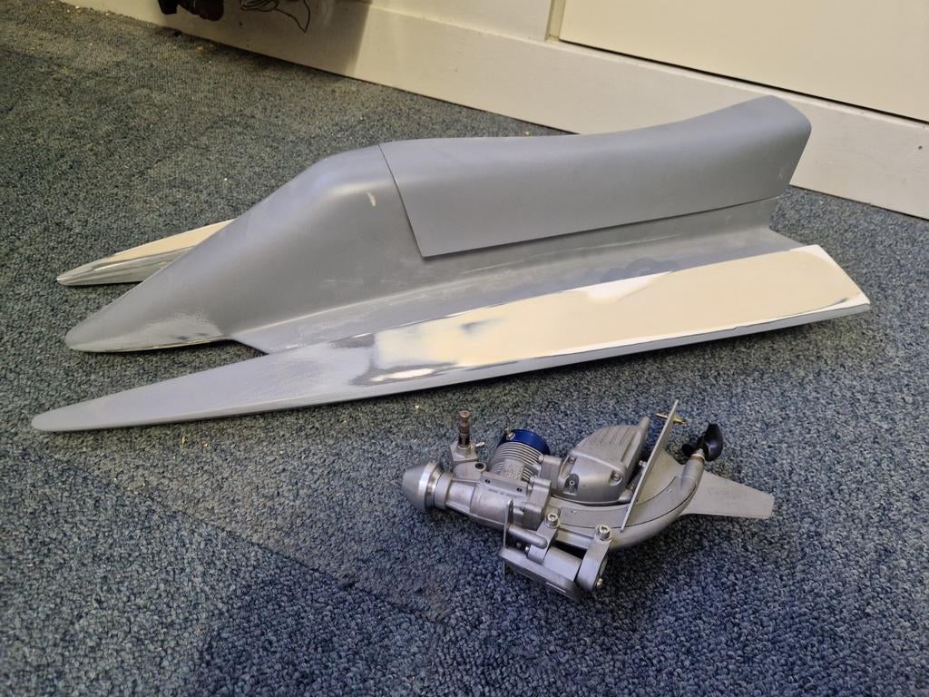 RC F1 Tunnel Hull Project met OSMAX 21XM Nitro Motor, Ophalen of Verzenden
