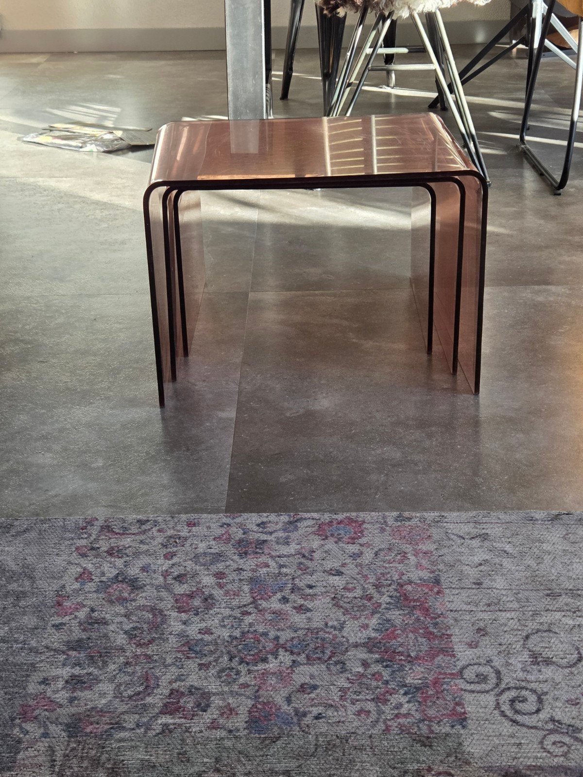 Vintage Roche Bobois Michel Dumas Mimiset Koperkleurig, Kunststof, Gebruikt, 50 tot 100 cm, Vintage, Design