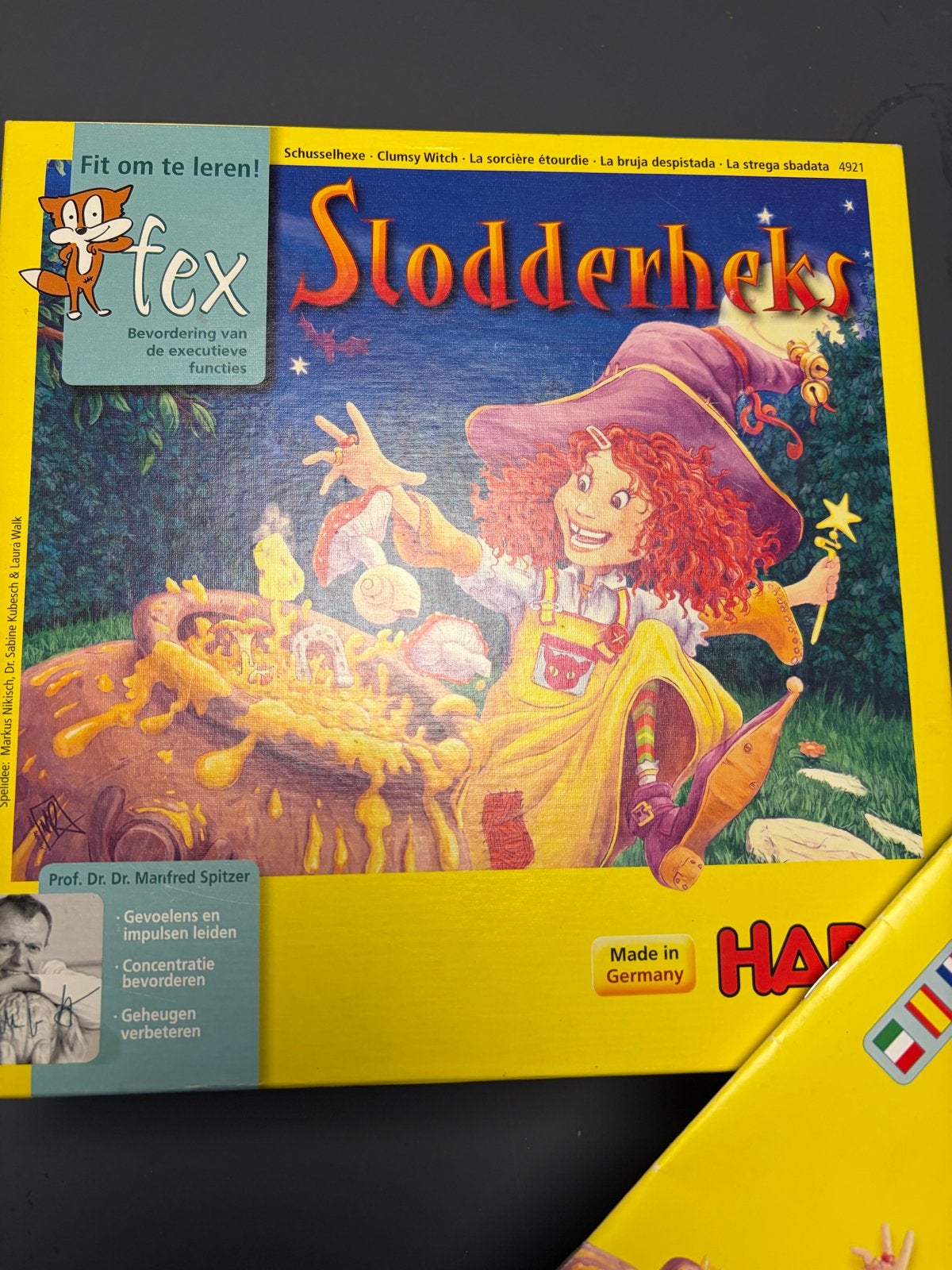HABA Schusselhexe / Slodderheks - Educatief Spel, Hobby en Vrije tijd, Gezelschapsspellen | Bordspellen, Drie of vier spelers