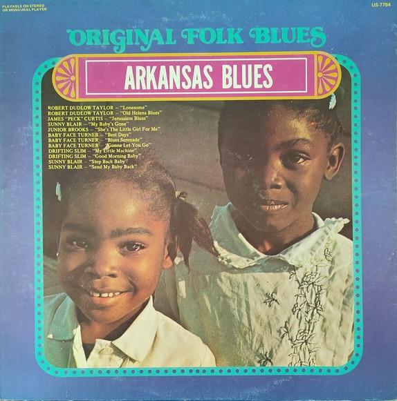 LP "Arkansas blues" (serie Original Folk Blues), Ophalen, Gebruikt, 12 inch, Jazz en Blues