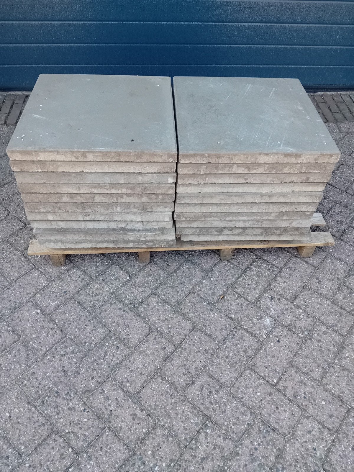22 gebruikte tegels 50x50x4 cm, Ophalen, Gebruikt, Overige materialen, 5 tot 10 m²