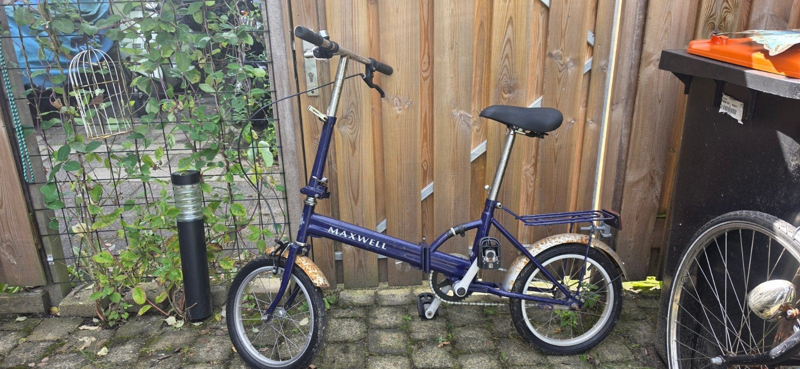 vouwfiets, Ophalen, Gebruikt