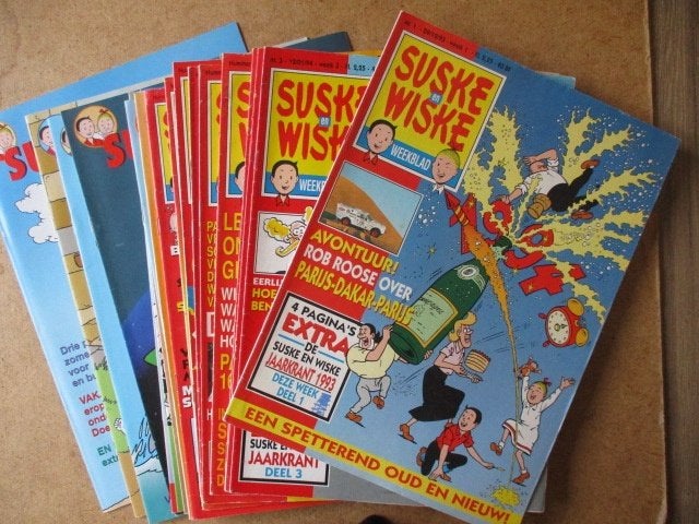 adv8166 suske en wiske 16, Eén stripboek, Ophalen, Gelezen